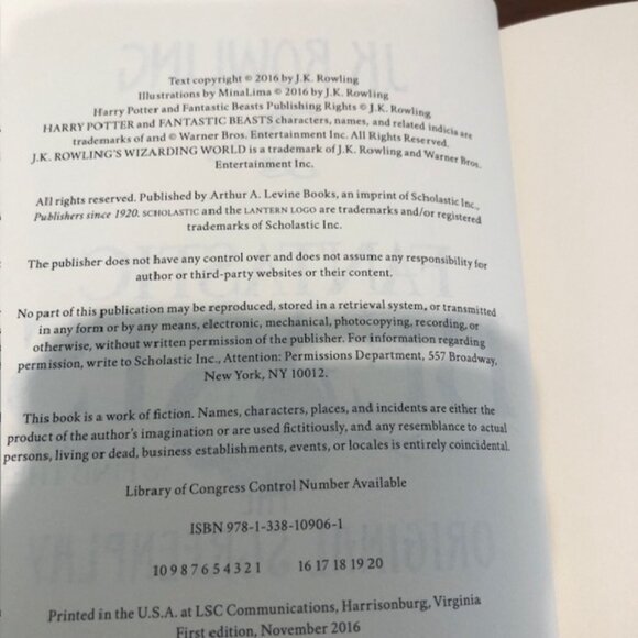 Fantastic Beasts And Where To Find Them: The Original Screenplay Book. - Picture 11 of 13